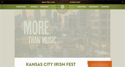 Desktop Screenshot of kcirishfest.com